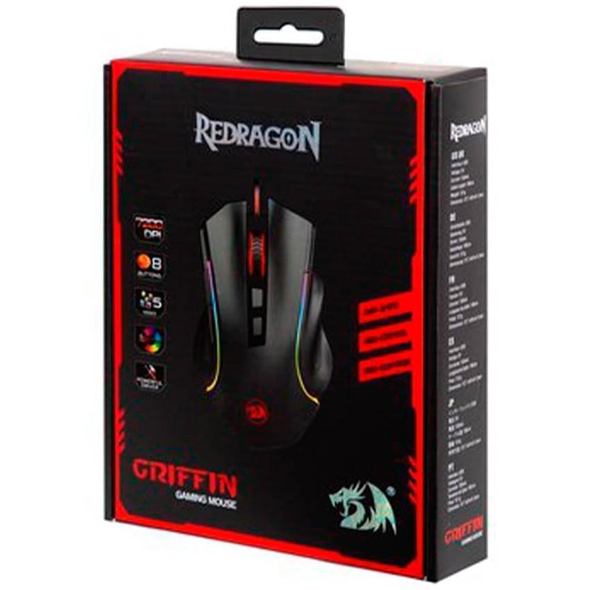 Mouse Redragon Griffin Rgb 7200 Dpi Negro